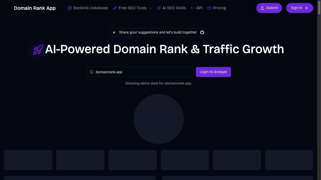 Domain Rank App