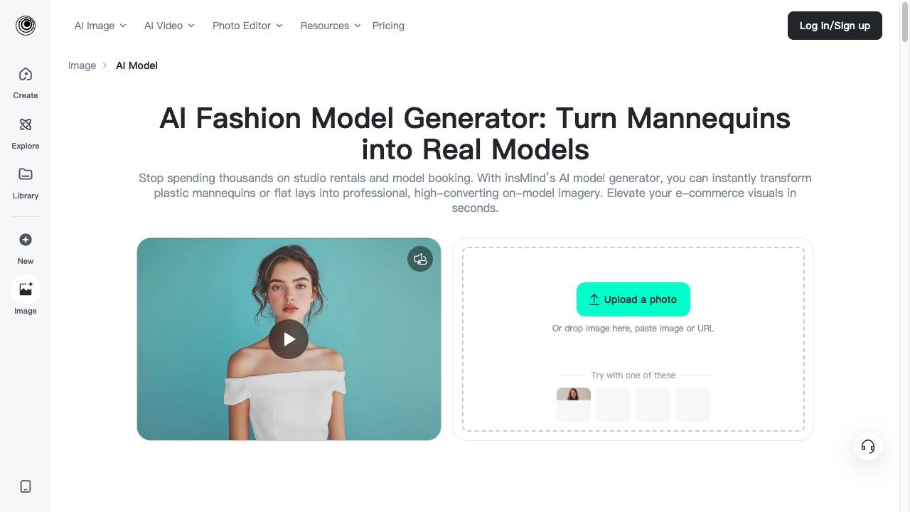 AI Fashion Models (Face Swap) by insMind