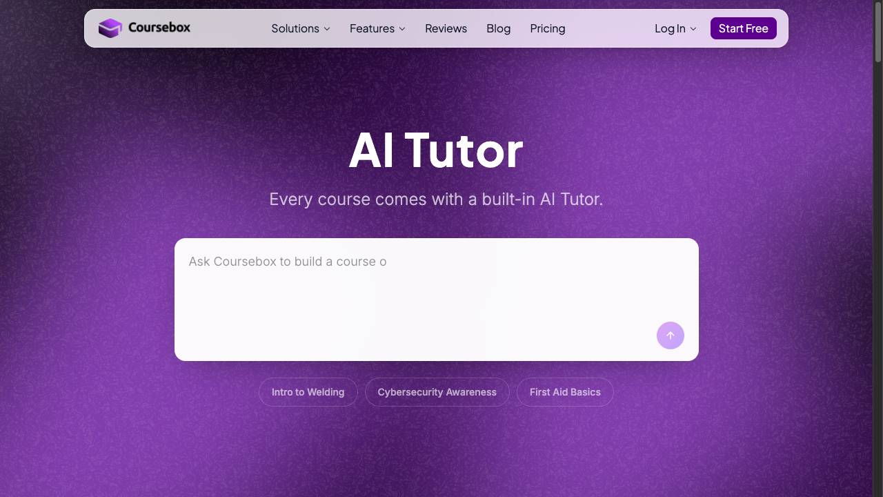 AI Tutor by Coursebox