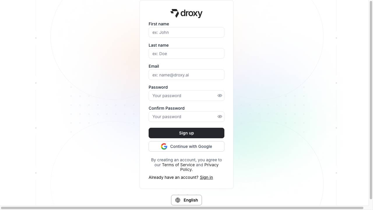 Droxy AI