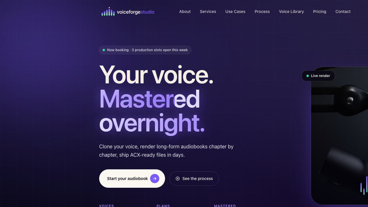 VoiceForge Studio