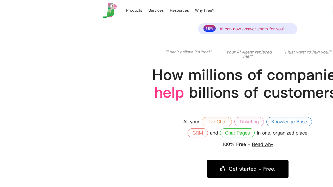 tawk.to Hire Chat Agents